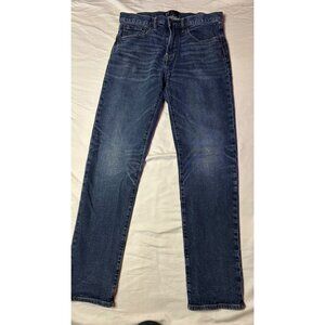 GAP Men's 29x30 Straight Leg Denim Jeans Classic Dark Wash Blue